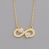 Infinity Heart Diamond Necklace