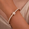 Rose Pavé Crystal Bangle