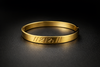Ram Gold Kada Bracelet for Men