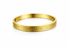 Geometric Link Gold Plated Kada Bracelet for Men