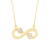 Infinity Heart Diamond Necklace