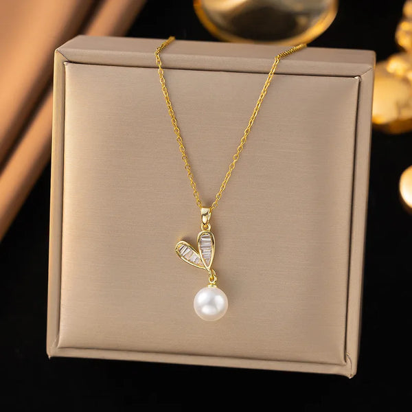 Heart of Pearl Jewellery Set
