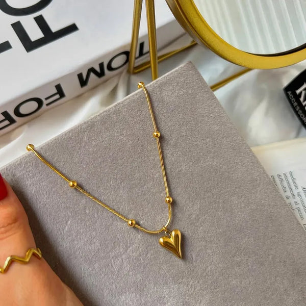 3D Heart Jewellery Set