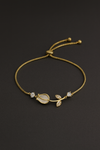 Golden Leaf Vine Bracelet