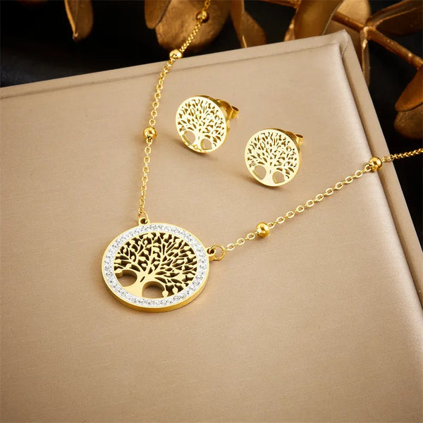 Tree of Life Jewellery Set