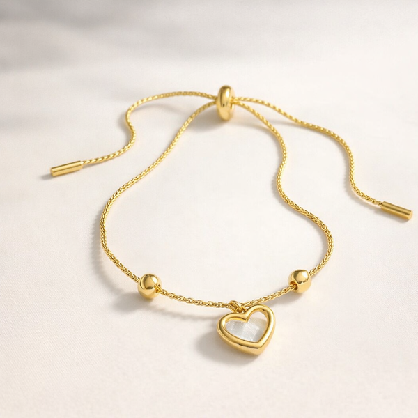 Heart Charm Jewellery Set
