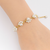 Daisy Bloom Pearl Bracelet