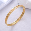 Geometric Gold-Plated Bracelet