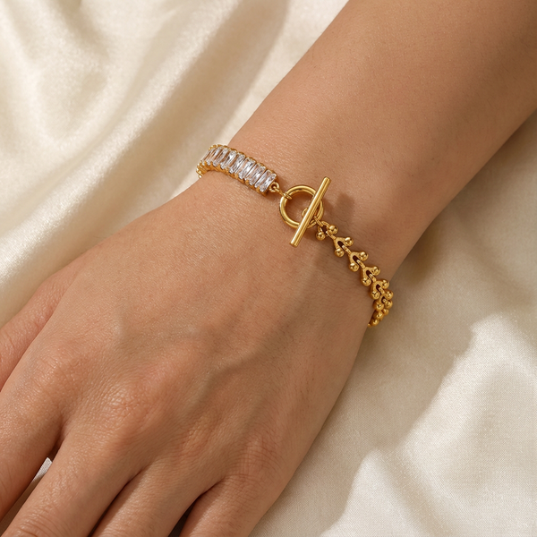 Crystal Toggle Bracelet
