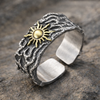 Two-Tone Adjustable Sun Ring