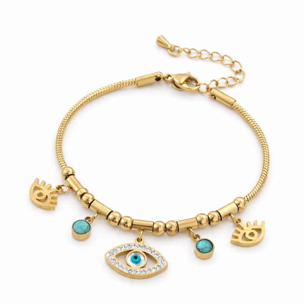 Evil Eye Charm Bracelet