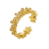 Gold Plated Open Flower Ring