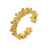 Gold Plated Open Flower Ring