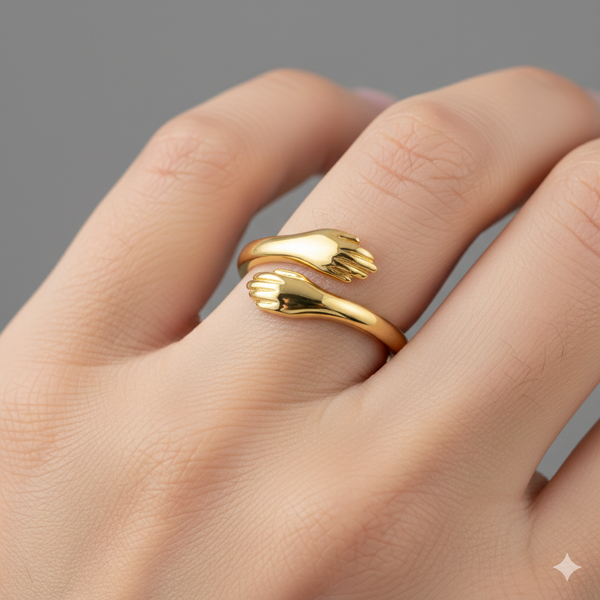 Golden Hug Ring