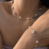 Golden Daisy Pearl Jewellery Set
