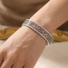 Designer Heart Bangle Bracelet