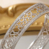 Designer Heart Bangle Bracelet