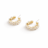 Petal Floral Hoops Earrings
