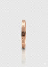 Rose Gold Engraved 'Ram Ram' Bangle Bracelet