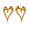 Sculpted Heart Earrings