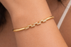 Geometric Line Bangle