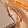 Rose Pavé Crystal Bangle
