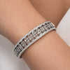 Designer Silver Filigree Bracelet