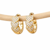Triple Heart Hoop Earrings
