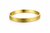 Geometric Link Gold Plated Kada Bracelet for Men