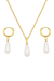 Teardrop Pearl Jewellery Set