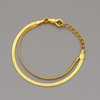 Two-Layer Gold Bracelet