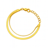 Two-Layer Gold Bracelet