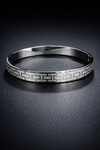 Geometric Link Silver Kada Bracelet for Men