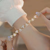 Daisy Bloom Pearl Bracelet