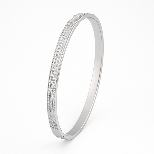 Triple Row Zirconia Bracelet
