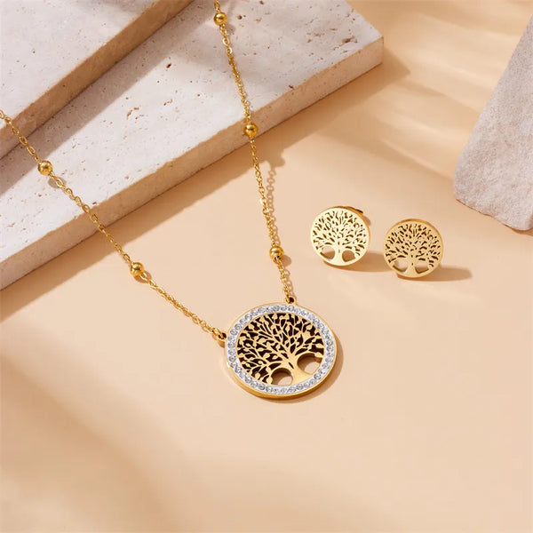 Tree of Life Jewellery Set