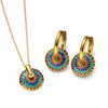 Mosaic Enamel Jewellery Set