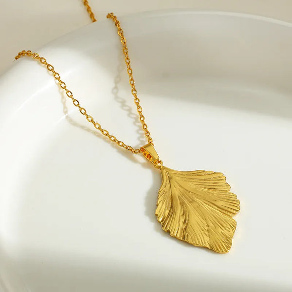 Gold Leaf Necklace