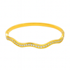 Diamond Wavy Bangle
