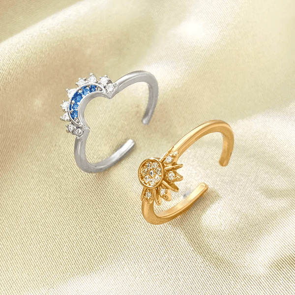 Celestial Sun Moon Ring