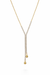 Diamond Studded Y Drop Necklace