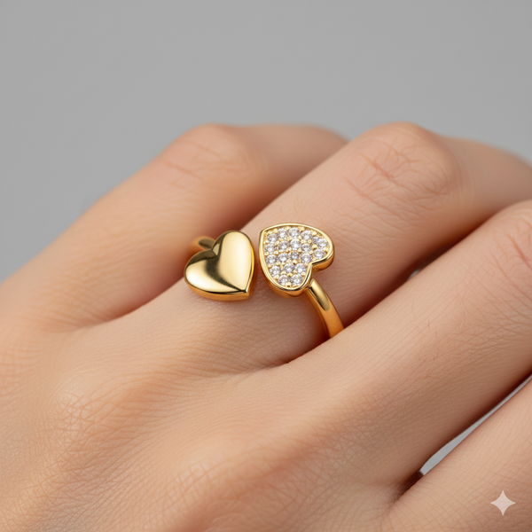 Dual Heart Open Bypass Ring