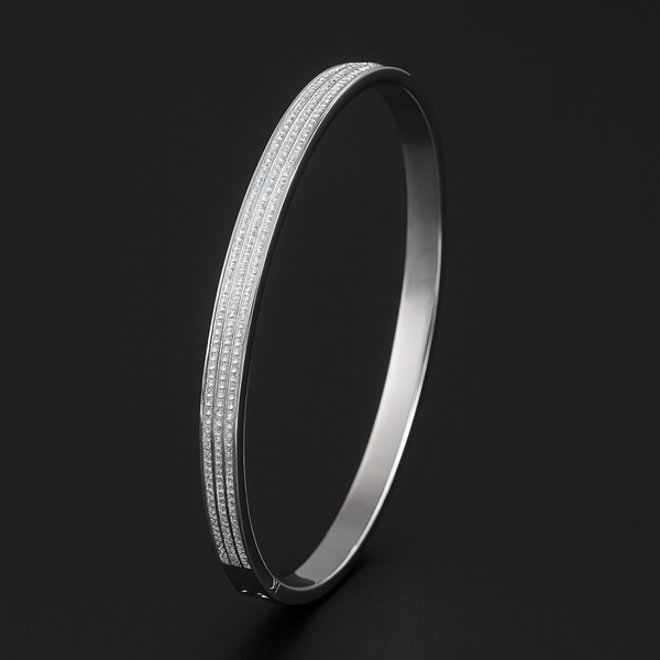 Triple Row Zirconia Bracelet