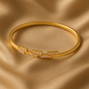Aurora Geometric Zircon Bangle