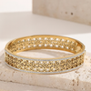 Designer Gold Filigree Bracelet
