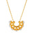Golden Fan Pearl Necklace