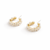 Petal Floral Hoops Earrings