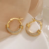 Korean Style Hoop Earrings