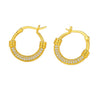 Korean Style Hoop Earrings