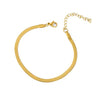Golden Sleek Snake Bracelet